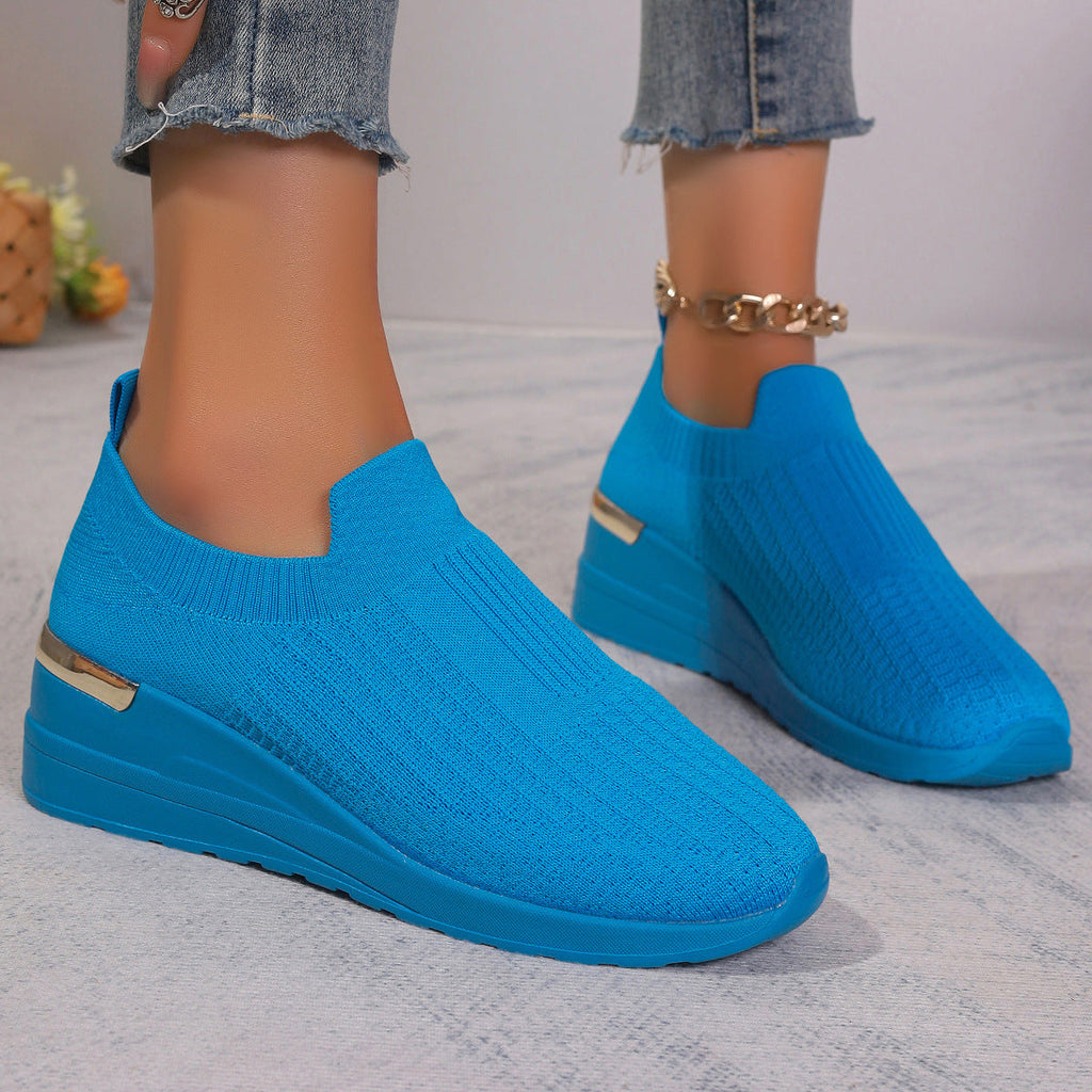 Damen Sneakers mit rutschfester Sohle und modischem Leopardenmuster