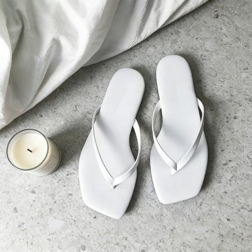 Damen Zehentrenner-Sandalen mit ergonomischem Fußbett und rutschfester Sohle 1777487412