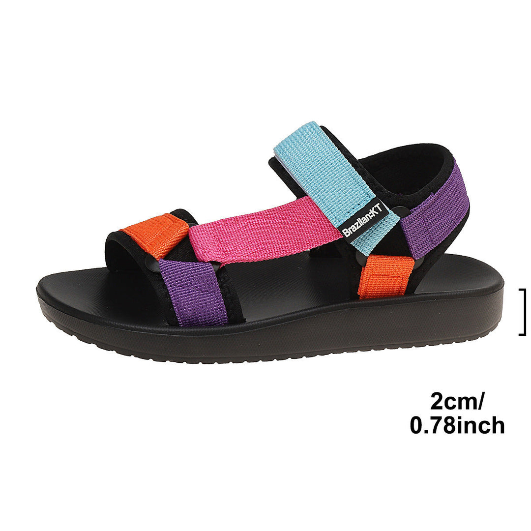 Damen Farbige Komfort Sandalen
