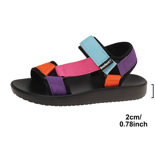 Damen Farbige Komfort Sandalen