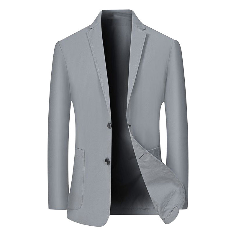 Herren Modernes Stretch Business-Sakko mit schmalem Schnitt und aufgesetzten Taschen Shop Nory