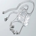 Damen Halskette mit elegantem Schmetterlingsdesign und funkelnden Zirkonia Shop Nory