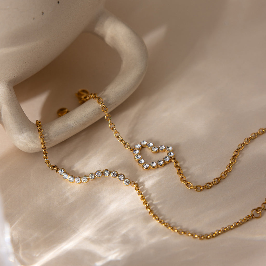 Damen Kette mit stylischem Anhänger und hypoallergener Verarbeitung Shop Nory