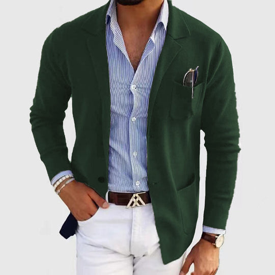 Herren elegante Strickjacke