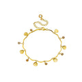 Damen filigranes Armband mit Muschel- und Strasselementen Shop Nory