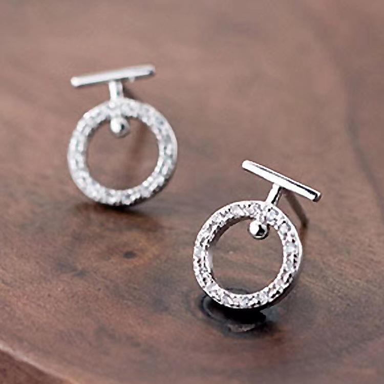 Damen Ohrringe mit funkelndem Zirkon und modernem Design Shop Nory