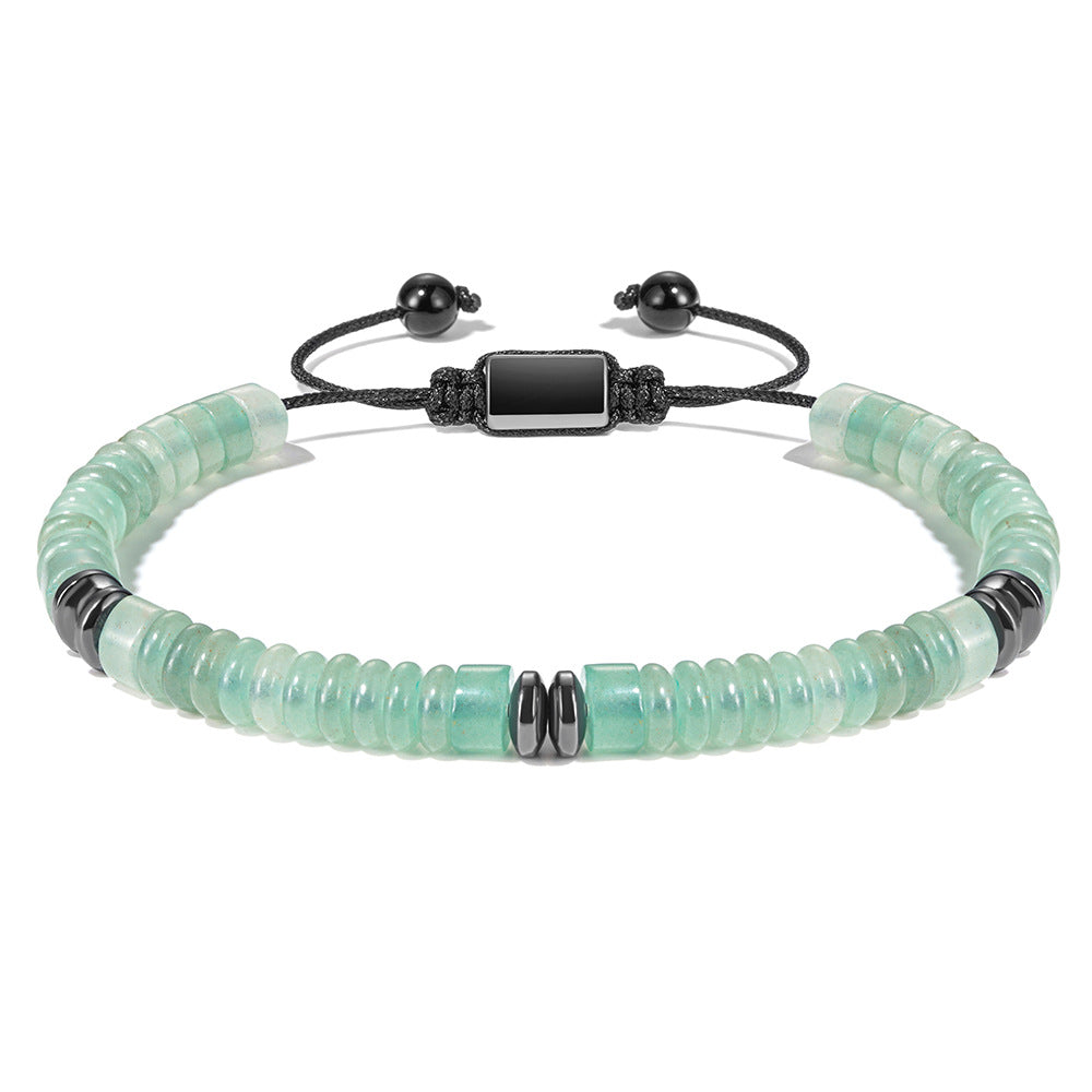 Damen Armband mit elastischen Steinperlen und verstellbarem Zugverschluss Shop Nory