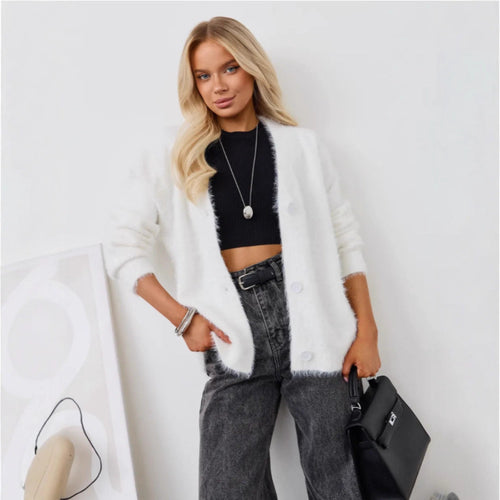 Damen Kuschelige Cardigan Shop Nory