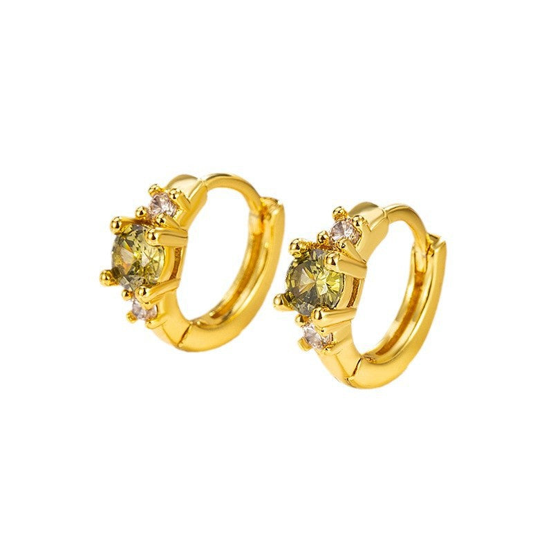 Damen Ohrstecker mit funkelndem Kristall und elegantem Design Shop Nory