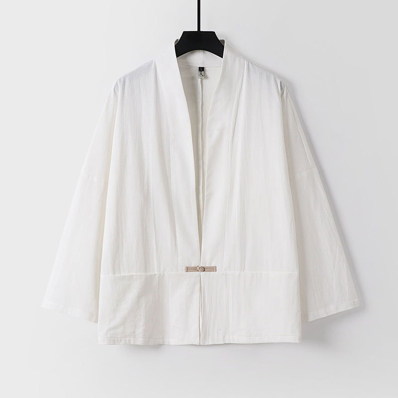 Damen Leichte Kimono-Jacke aus Baumwollmix mit lockerer Passform Shop Nory