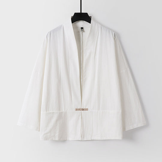 Damen Leichte Kimono-Jacke aus Baumwollmix mit lockerer Passform Shop Nory
