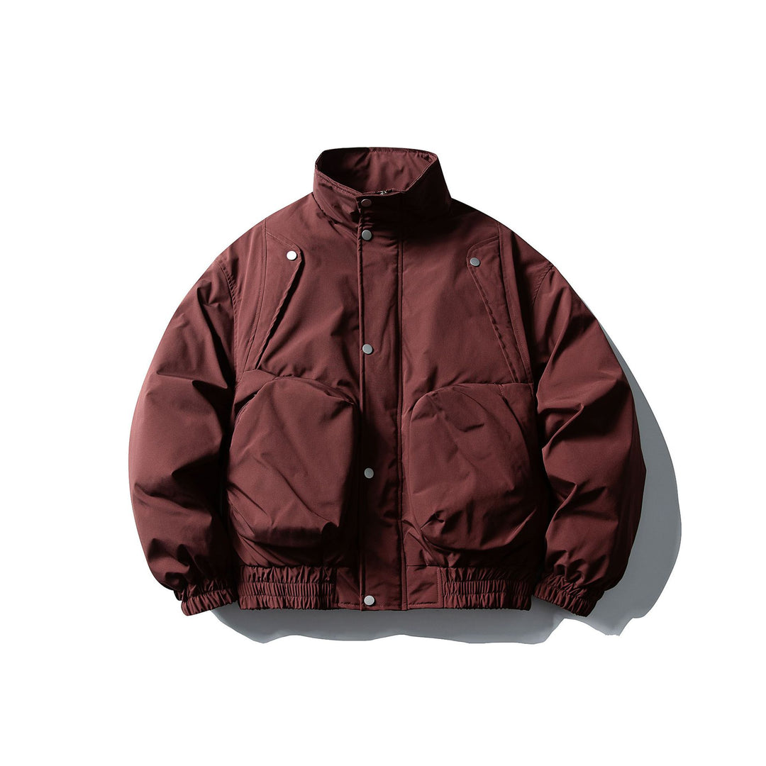 Herren Kurzboxy Thermo‑Bomber mit hohem Stehkragen und aufgesetzten XXL‑Taschen Shop Nory