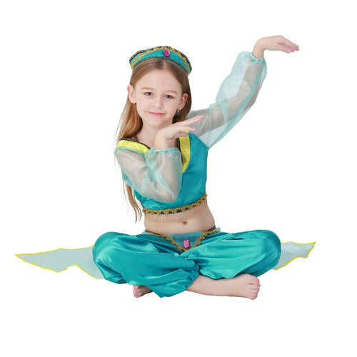 Mädchen Prinzessinnenkostüm im orientalischen Stil mit glitzernden Details Shop Nory