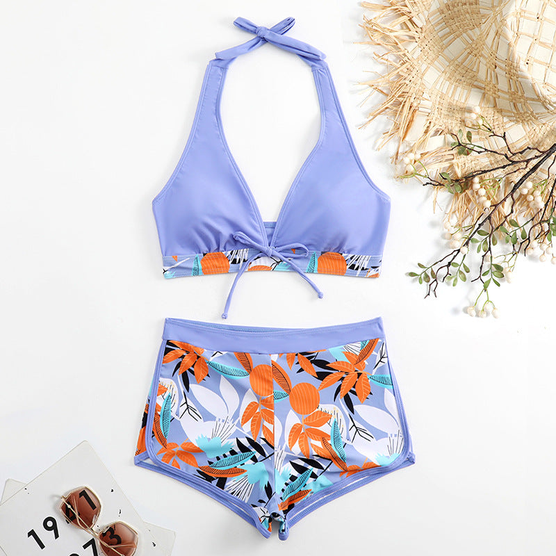 Damen Sportliches Bikiniset mit floralem Design