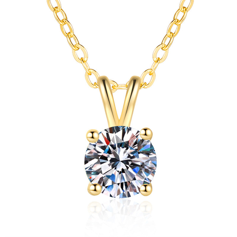 Damen elegante Halskette mit funkelndem Kristall Shop Nory