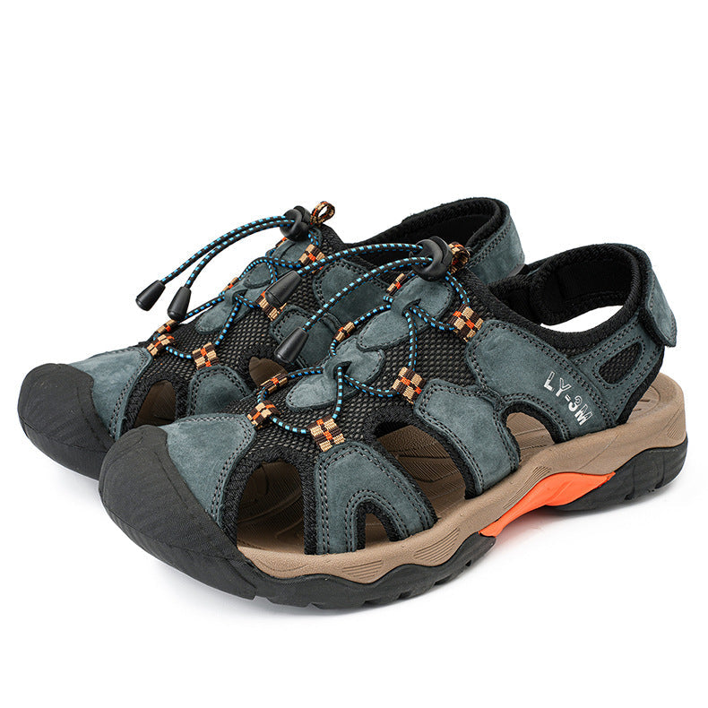 Damen Sportliche Trekking-Sandalen mit rutschfester Sohle und sicherem Schnellschnürsystem Shopnory