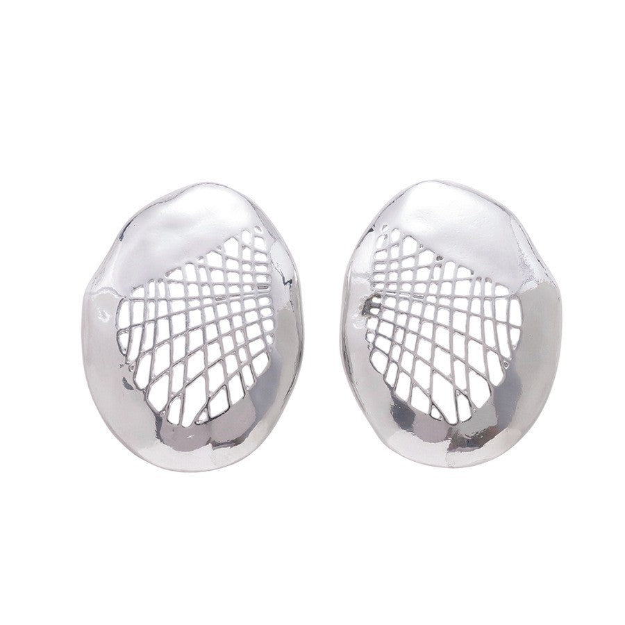 Damen Ohrstecker mit modernem, geschwungenem Design Shop Nory