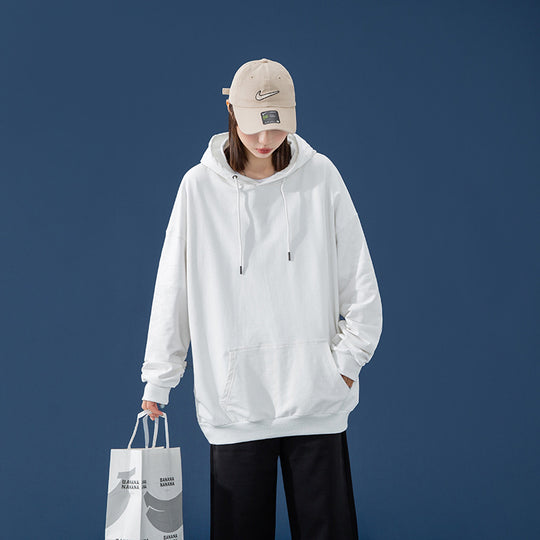 Damen Oversize-Kapuzenpullover mit Kängurutasche, tiefem Schulterfall und verstellbarer Kordel Shop Nory
