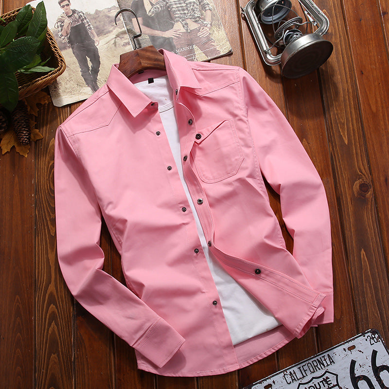 Herren Canvas-Overshirt im Worker‑Look mit Brustpattentasche und Western‑Nahtführung Shop Nory