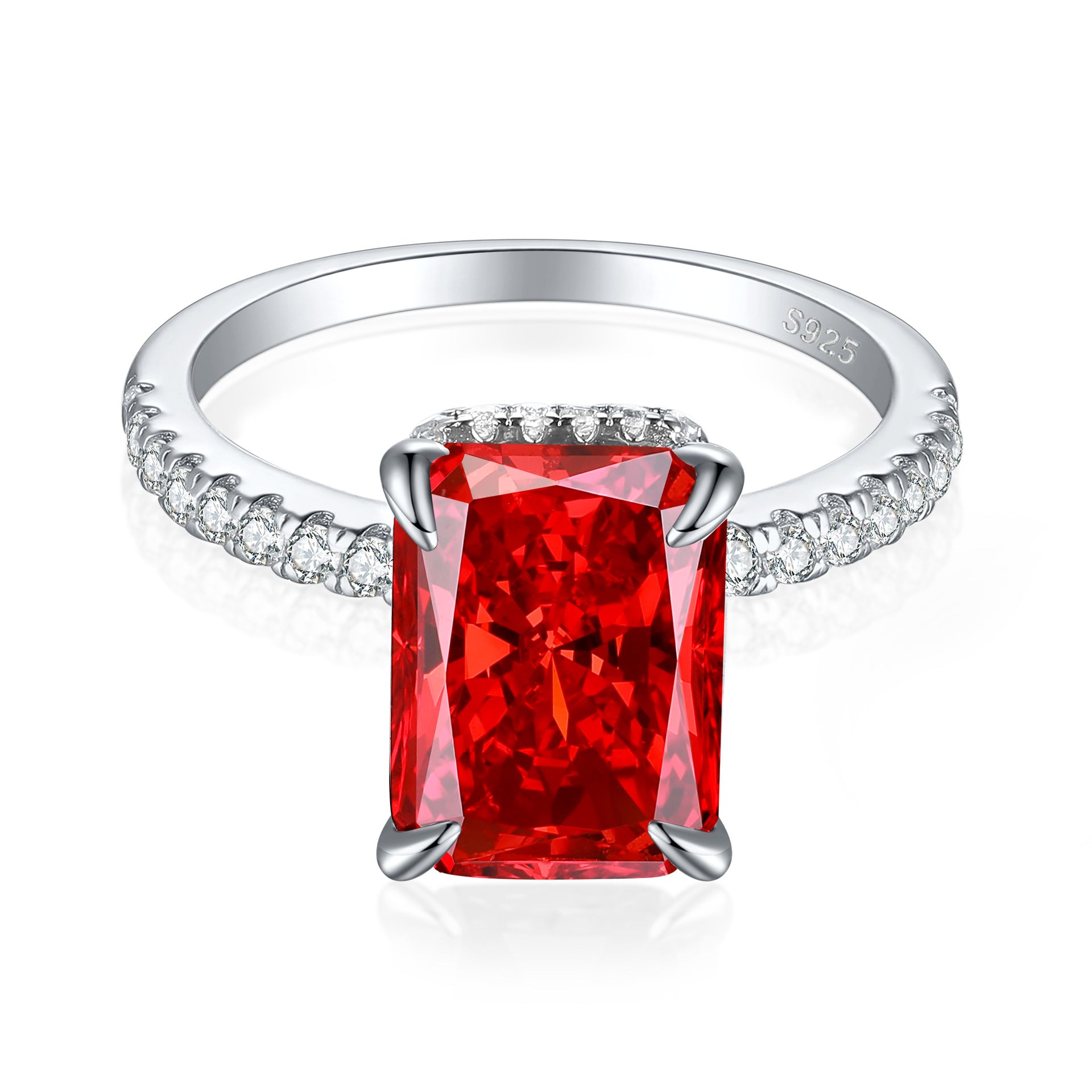 Damenring mit elegantem Kupfer-Zirkonia und filigranem Design Shop Nory