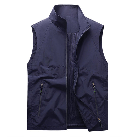 Damen Leichte Outdoor-Weste mit praktischen Taschen