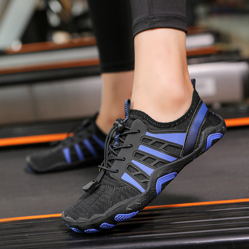 Damen Freizeit-Sneaker mit atmungsaktiver Netz-Oberfläche und flexiblem Sohlenprofil