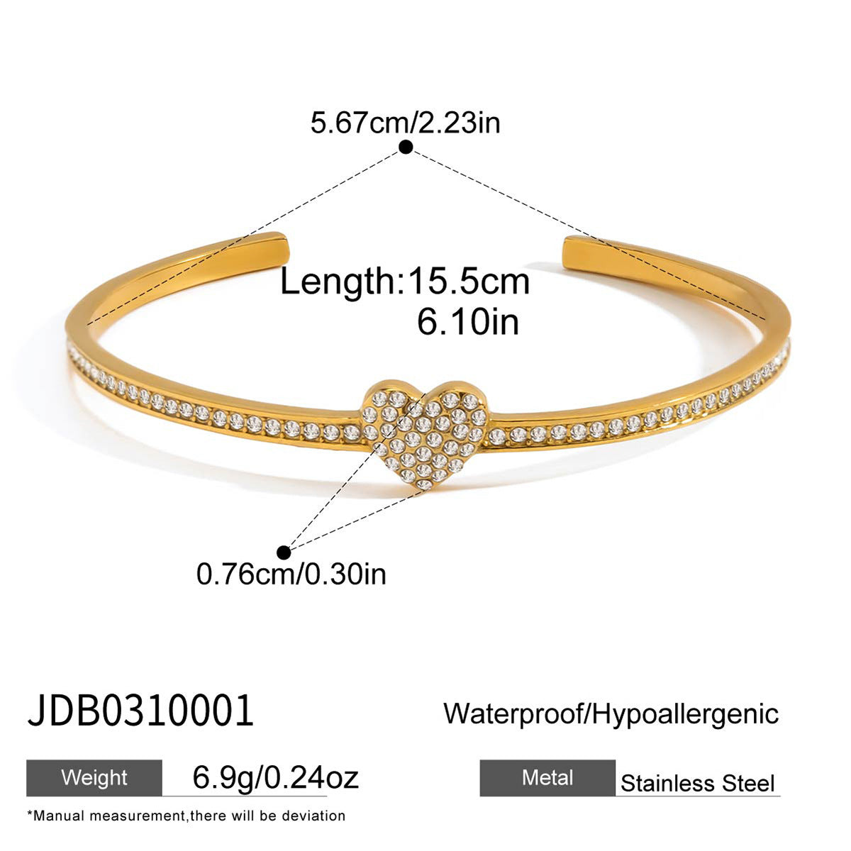 Damen Armband mit luxuriösem Kettendesign aus hypoallergenem Edelstahl Shop Nory