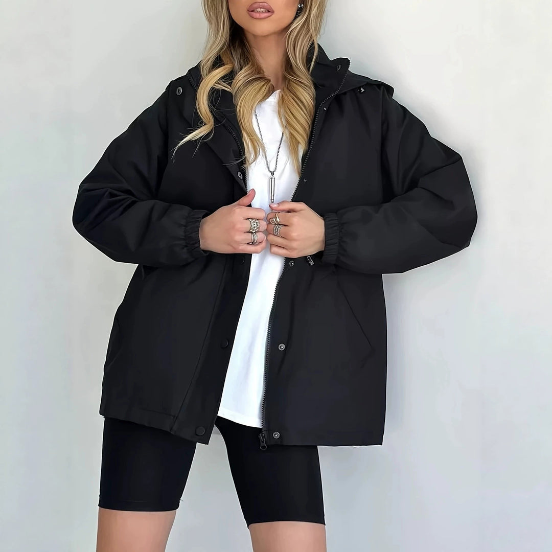 Damen Kapuzen-Parka mit Taillenzug und windabweisender Außenhülle Shop Nory