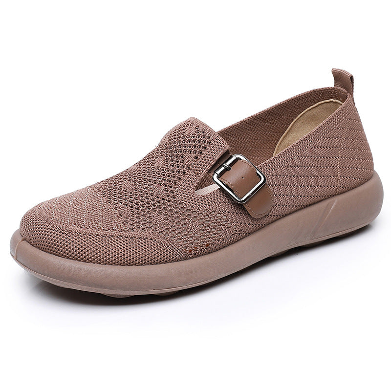 Damen Atmungsaktive Slip-On Schuhe mit verstellbarem Riemen