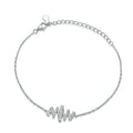 Damenarmband mit funkelndem Zirkonia und modernem Wellenmuster Shop Nory