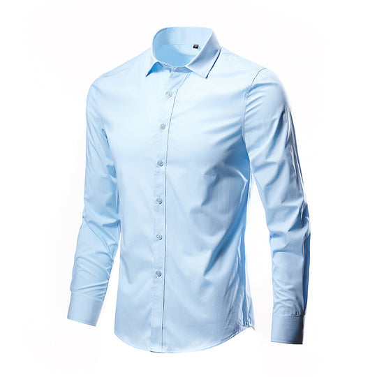 Herren Slim-Fit Businesshemd aus Stretch-Baumwollmix mit Kentkragen Shop Nory