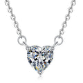 Damen Halskette mit funkelndem Herzanhänger und hochwertigem Zirkonia Shop Nory