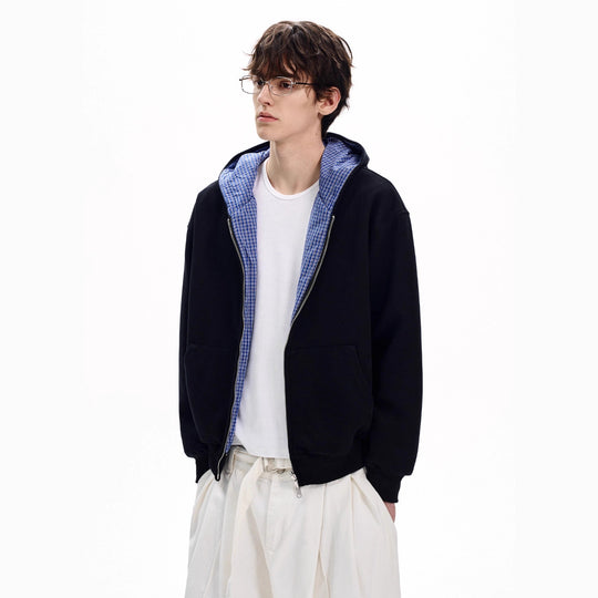 Damen modische Kapuzenjacke mit praktischen Taschen Shop Nory