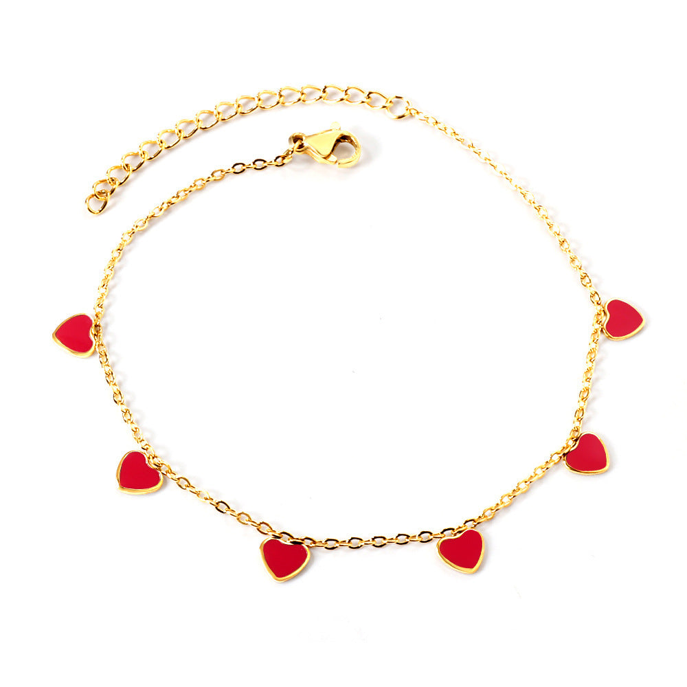 Damen modische Herz-Armband mit goldplattierten Akzenten Shop Nory