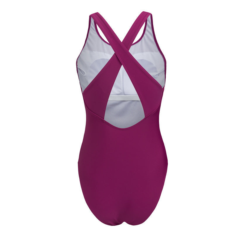 Damen Sportlicher Einteiler-Badeanzug