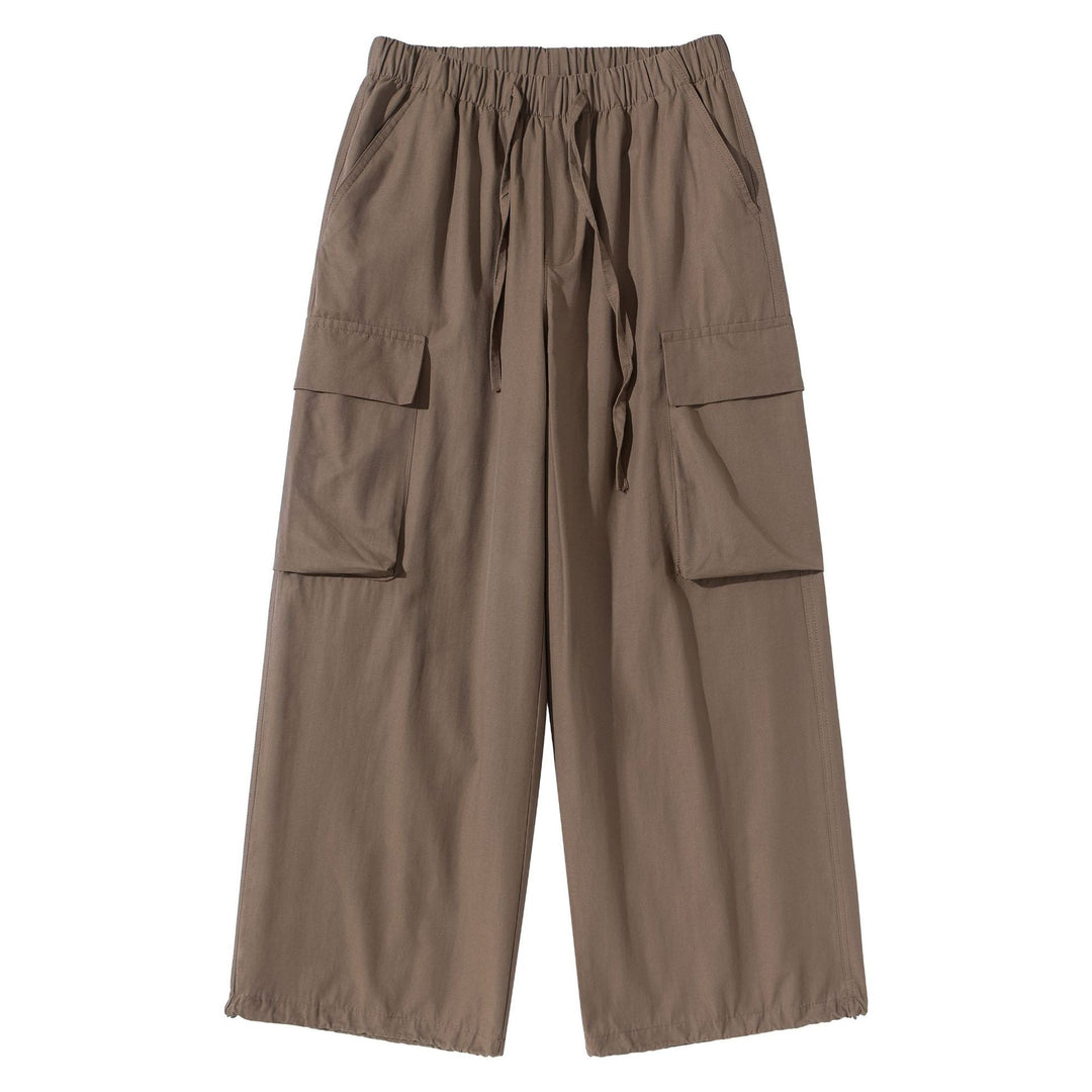 Damen Culotte-Cargo Bermudas im Utility-Look mit elastischem Tunnelzugbund und großen Pattentaschen Shop Nory