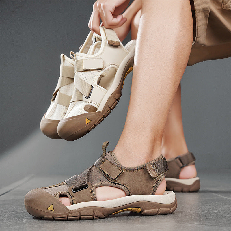 Damen Multifunktionale Outdoor-Sandalen mit verstellbaren Riemen und rutschfester Sohle
