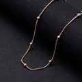 Damen elegante Halskette mit stylischen Kugeldetails Shop Nory