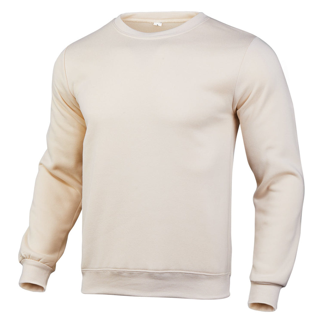 Herren Komfortabler Rundhals-Pullover aus hochwertigem Baumwollmix