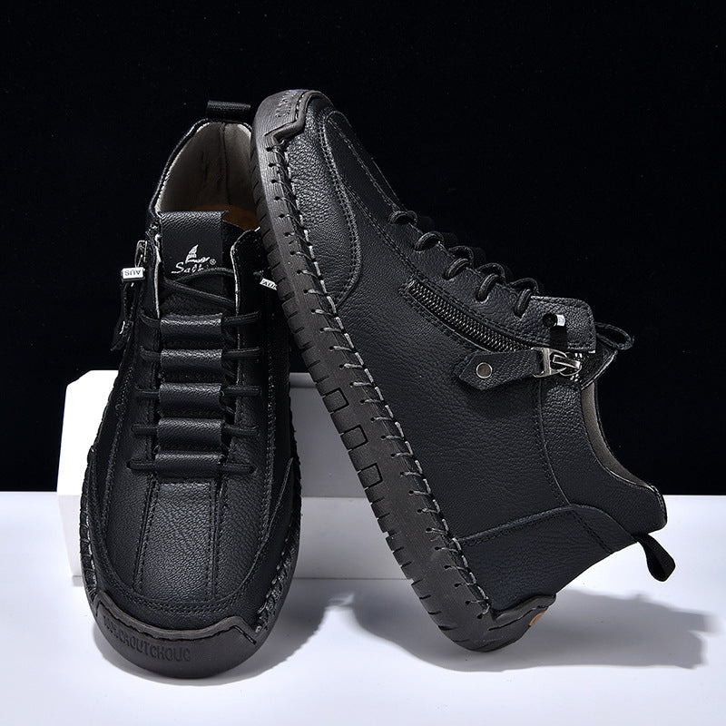 Herren Hochwertige und stilvolle Sneaker mit praktischem Reißverschluss Shopnory