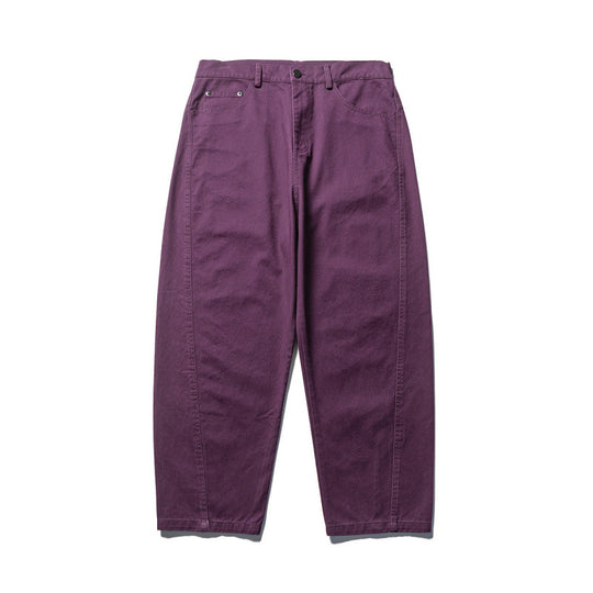 Herren Konisch geschnittene Twill-Hose mit hoher Taille und fünf Taschen Shop Nory