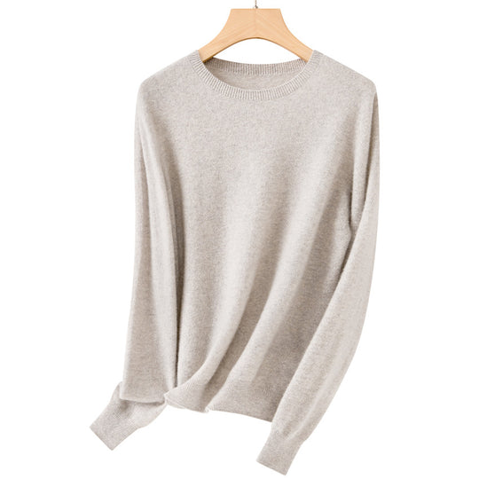Damen Feiner Rundhals-Feinstrickpullover mit leichter Oversize-Passform Shop Nory