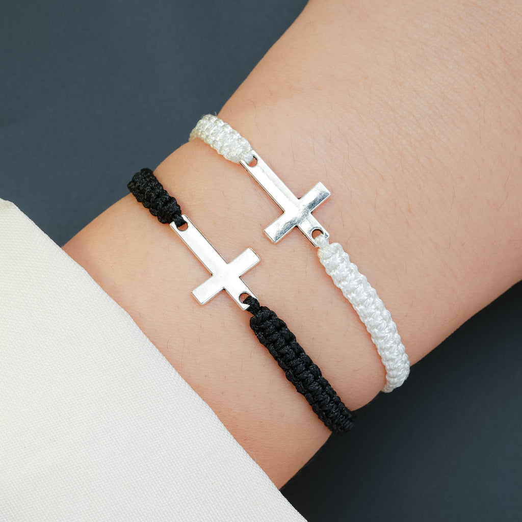 Damen Freundschaftsarmband mit einzigartigem Kreuzanhänger Shop Nory