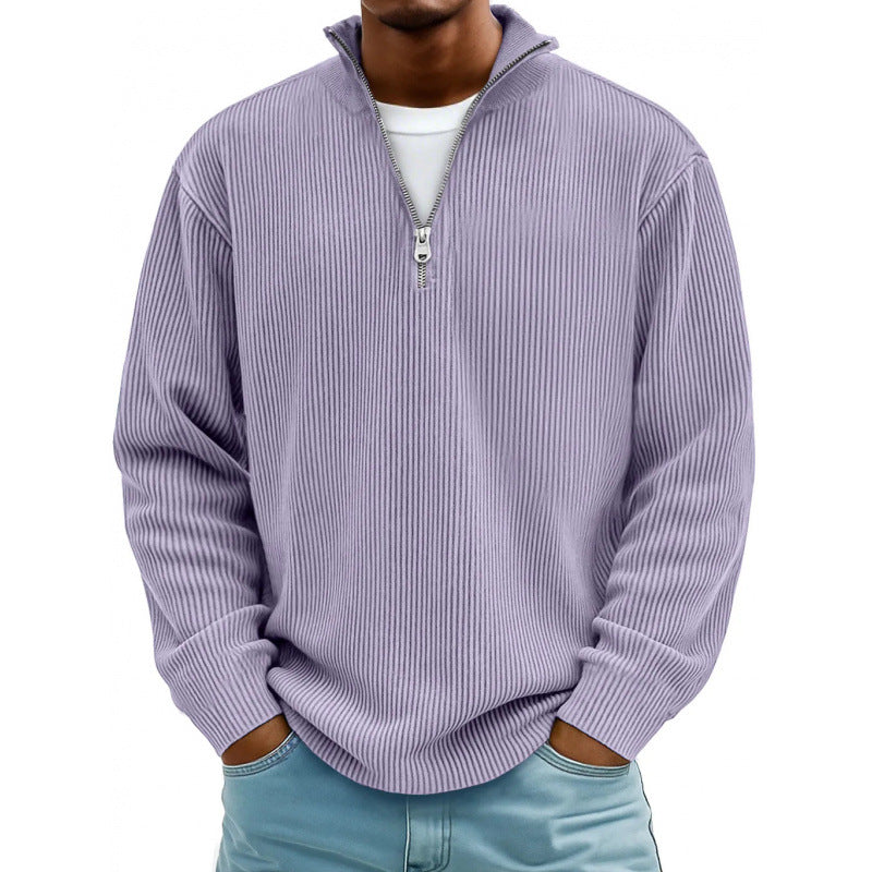 Herren Modischer Sweatpullover mit Reißverschluss Shop Nory