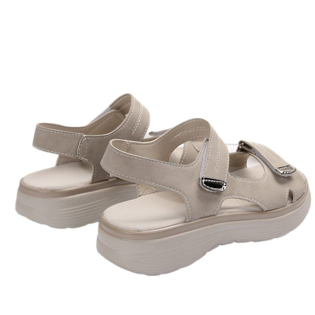 Damen komfortable Sandalen mit verstellbaren Riemen