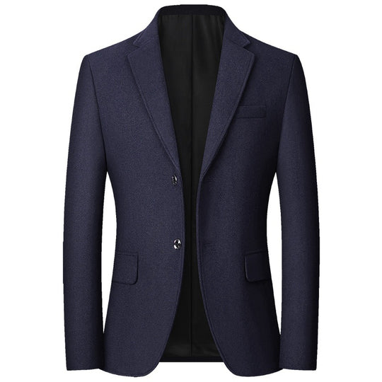 Herren tailliertes Wollmix-Sakko mit Reverskragen und elegantem Knopfverschluss Shop Nory