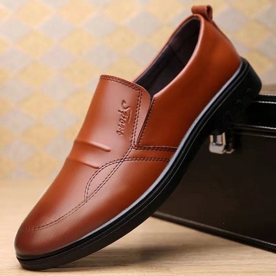 Herren Elegante und Bequeme Slip-On Lederschuhe Shop Nory 1788175386