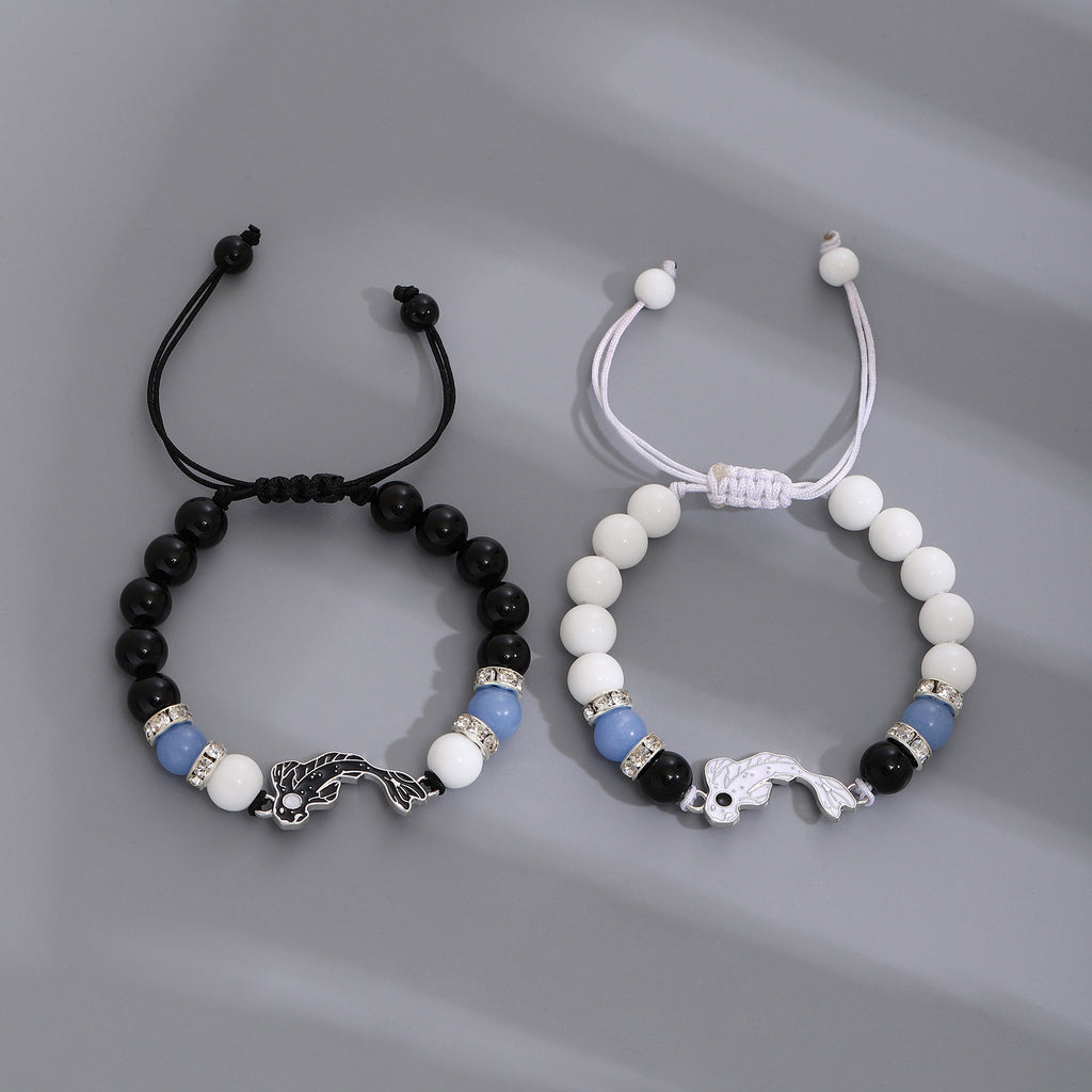 Damen Freundschaftsarmband mit Koi-Motiv Shop Nory