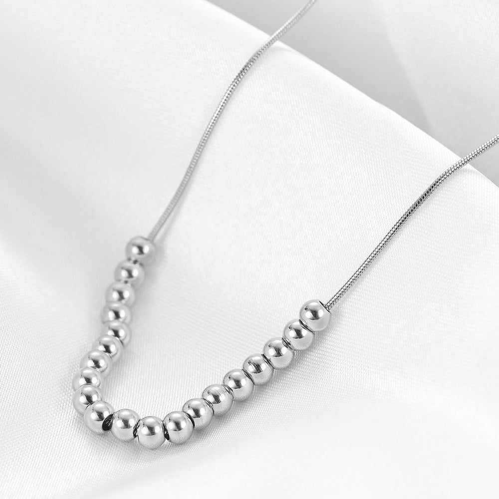 Damen Halskette mit eleganten Perlenakzenten Shop Nory