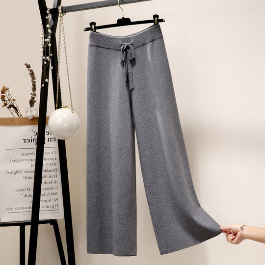 Damen Weite Rippstrickhosen Shop Nory